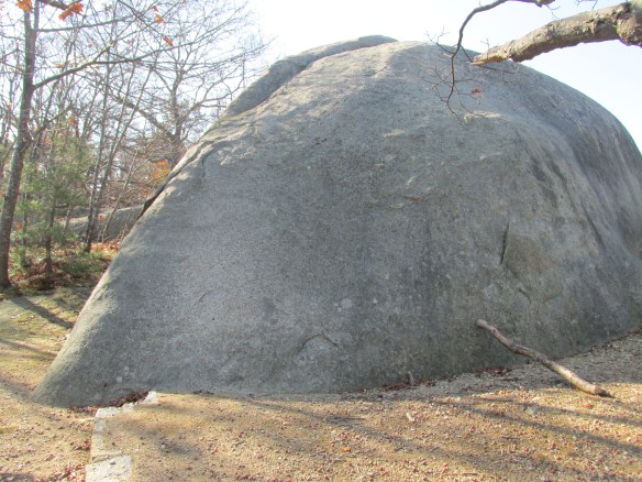 Squam Rock. If you can...just...make it...to that crack up there...you can climb it!