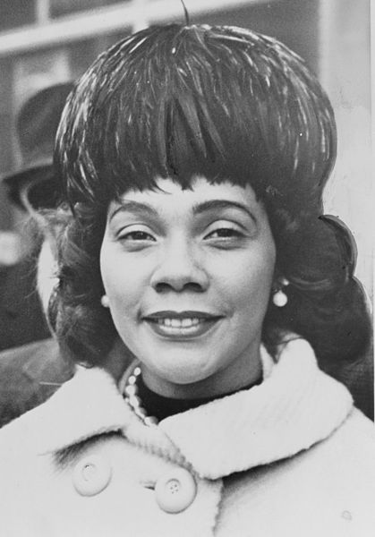 Coretta in 1964 (Courtesy Wikimedia)