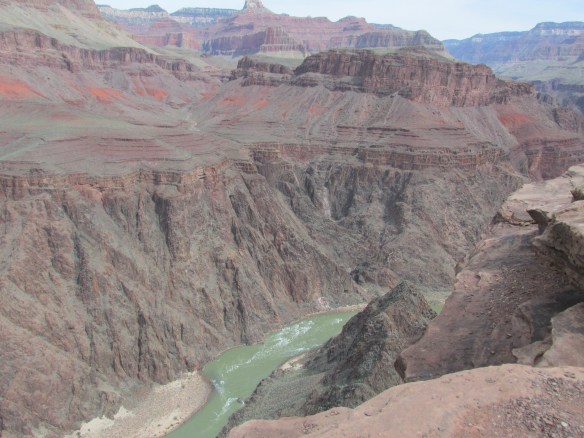 Ah, the Inner Gorge! Can't see this from the top. Can you say Vishnu Schist?
