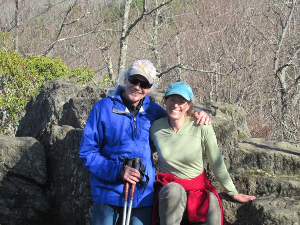 The Mate and I in the NC mountains