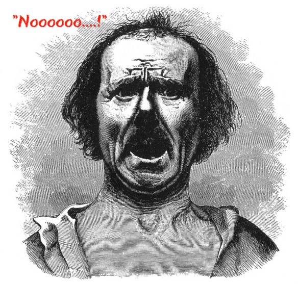 (Orig. drawing Dr. Guillaume Duchenne, presented by Charles Darwin, via Wikimedia)