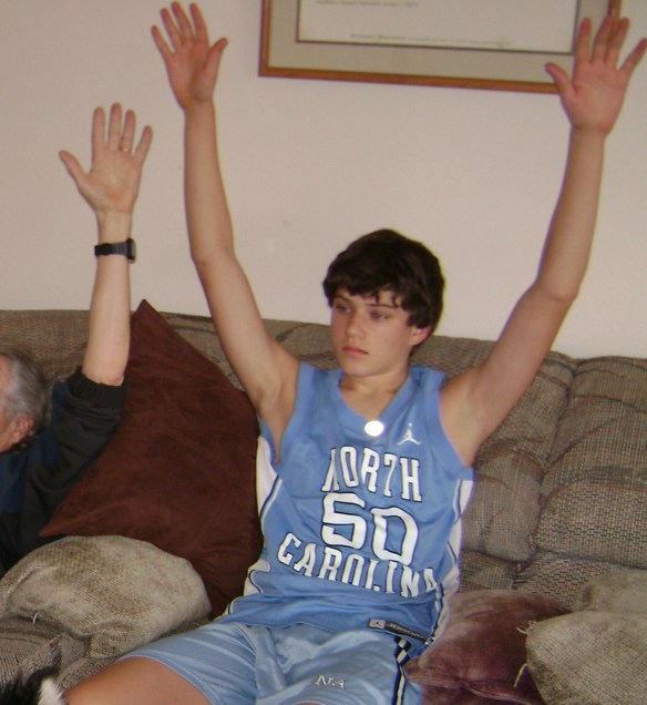 Son Two joined the Tarheel Tribe at an arly age.