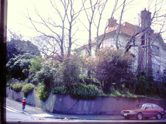 Large house, wee son. (Boy, was that house COLD! No central heating.)