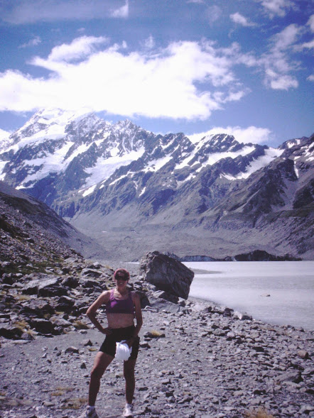 It has to do with running...mountains...and writing.