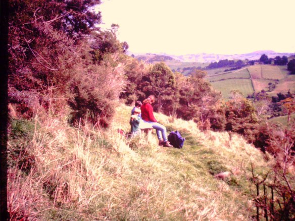 We tramped up mountains--little ones like Mt. Cargill, Dunedin's high point