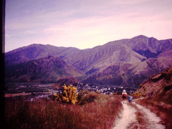 We tramped down south in the Gold Country (near Queenstown)...
