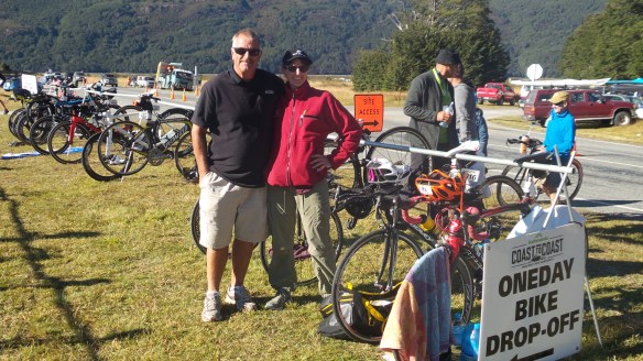 Pete & I at the second Transition Area