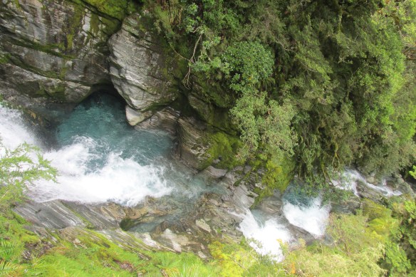 Thanks, Dept. of Conservation, for building a LONG staircase to allow us to follow this waterfall in relative ease.